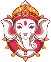 Wall Mural - ganesh clip art vector