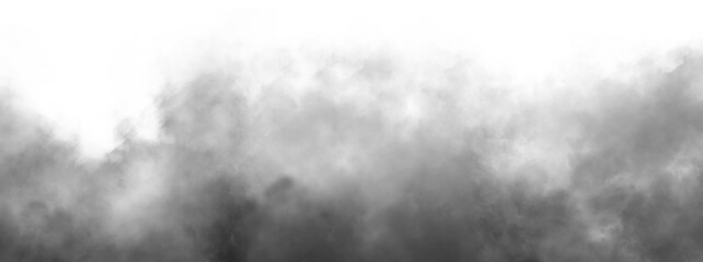 gray fog or smoke isolated transparent background. white vector cloudiness, mist or smog background.