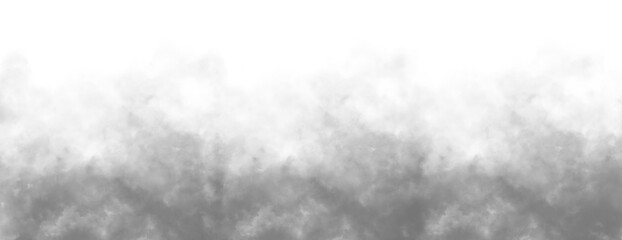 Wall Mural - gray fog or smoke isolated transparent background. white vector cloudiness, mist or smog background.