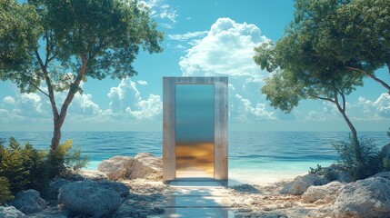 Wall Mural - Door to Paradise