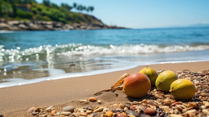 Canvas Print - coconut on the beach