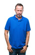 © Krakenimages.com - Middle age hoary senior man over isolated background depressed and worry for distress, crying angry and afraid. Sad expression.