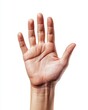 © NovaVision - Raised Open Hand Symbolizing Communication and Openness