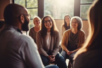 Poster - Diverse people in business workshop