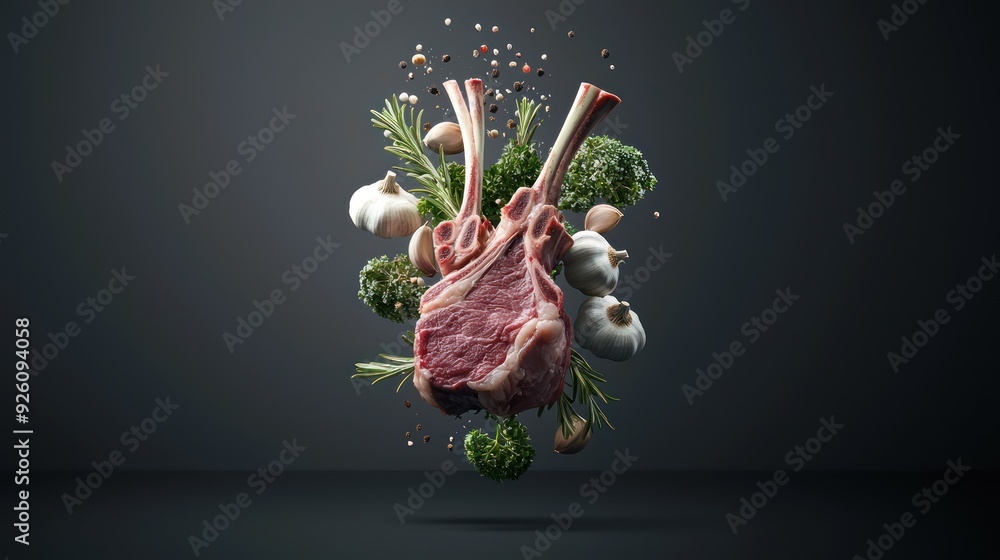 Surreal Sous Vide Lamb Rack Deconstructed with Chops, Rosemary, and ...