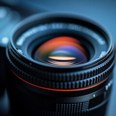 Close Up of a Camera Lens