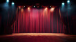 © Daniel - Magic theater stage red curtains Show Spotlight