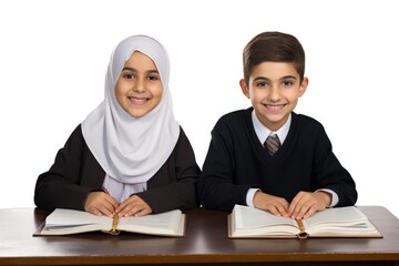 Poster - Muslim children publication furniture student.