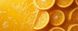 © kaiserseeing - Close-up of orange slices submerged in fizzy water, showcasing bubbles and vibrant citrus colors in a refreshing composition.