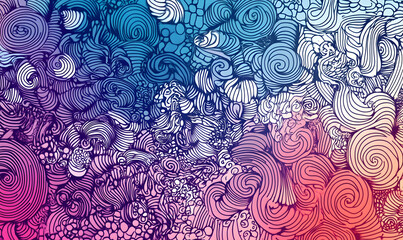 abstract doodle hand drawn design background