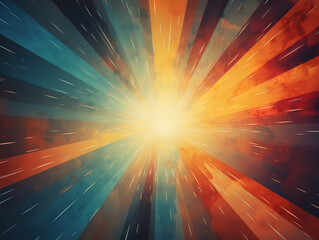 Wall Mural - Superb Comic or superhero background in halftone style