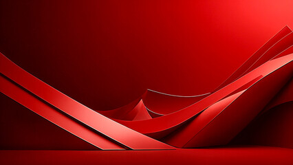 Sticker - red abstract background