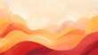© Prapan - A soft abstract illustration featuring warm autumn hues in shades of orange