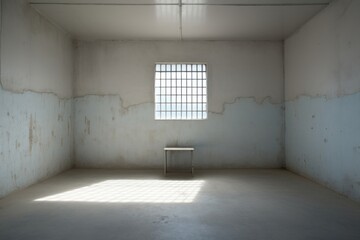 Canvas Print - Cell prison architecture punishment.