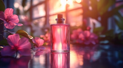 Creative product shot, smooth textures, artistic composition, dreamy background blur, subtle reflections, layered elements