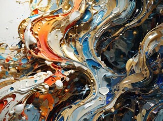 Canvas Print - background with bubbles