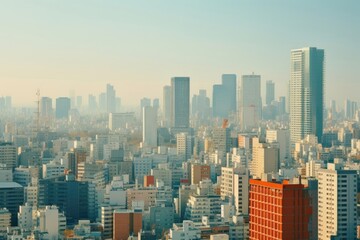 Wall Mural - Skyline buildings city architecture cityscape.