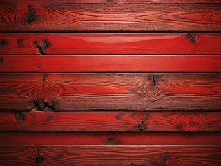 Poster - red wood texture background