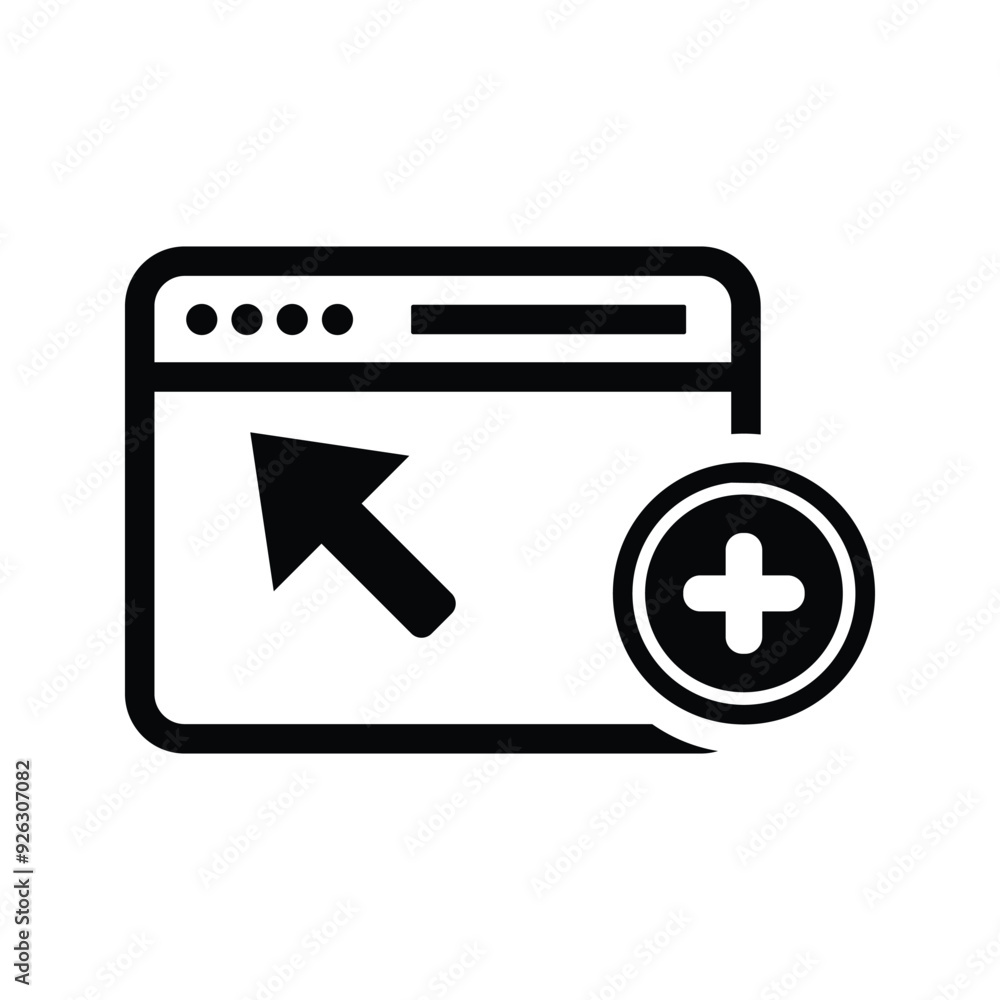 Web site add icon