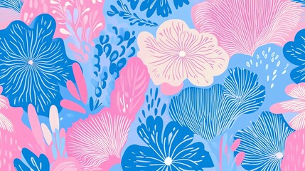 Poster - Abstract Floral Pattern