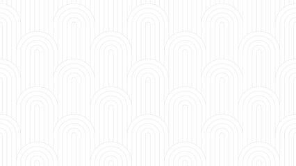 Aufkleber - Background stripe cirale line zigzag wave pattern seamless abstract vector design.