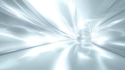 Wall Mural - Abstract Light Tunnel