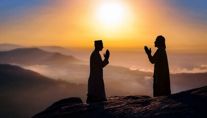 People's beliefs, worship, culture, prayers and supplications in the mountains and nature