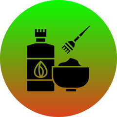 Wall Mural - Hair dye kit Icon