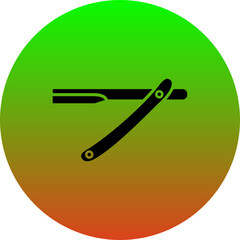 Sticker - Razor blade Icon