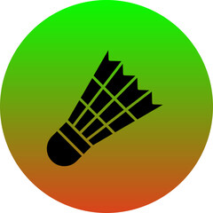 Sticker - Shuttlecock Icon