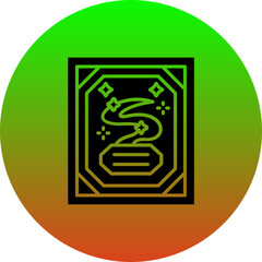 Sticker - Magic book Icon