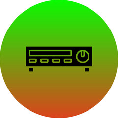 Wall Mural - DVD player Icon