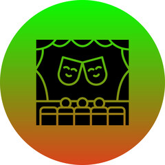 Sticker - Theater Icon