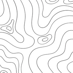 Wall Mural - a seamless pattern of thin black lines creates a dynamic, flowing abstract design vector on a clean 