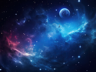 Wall Mural - Eye Catching Discover the infinity of universe with space journey