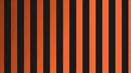 Wall Mural - A basic pattern of alternating black and orange stripes.