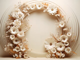 Amazing Wedding Backdrop, flower frame background