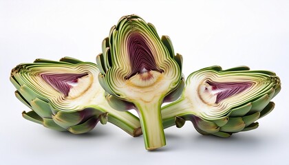 Wall Mural - Fresh Halved Artichoke