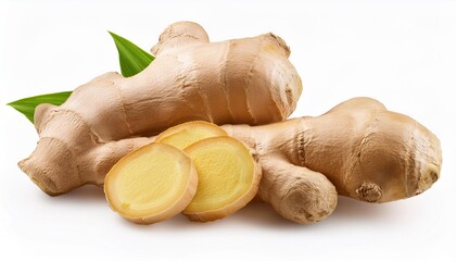 Wall Mural - Fresh Ginger Root