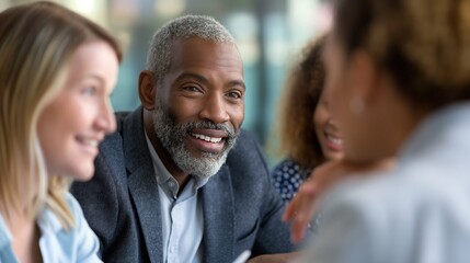 group of business coaches advising entrepreneurs