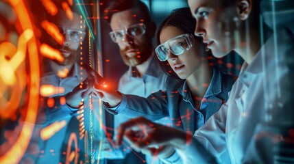 team of software developers building a scalable and secure platform
