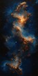 © Matt - Blue and gold nebula in deep space