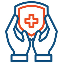 Canvas Print - Health Insurance Icon