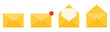 © siska_artjournal - Set of mail envelope icon collection flat Illustration