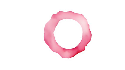 Wall Mural - A pink stain ring