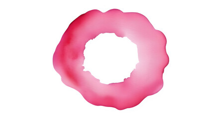 Wall Mural - A pink stain ring