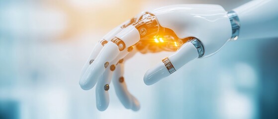 Futuristic Robotic Hand Controlled by Software Interacting with Electronic Interface
