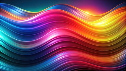 Wall Mural - Futuristic abstract gradient background with colorful waves , technology, digital, design, vibrant, modern, abstract, pattern