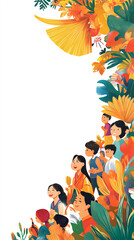 Poster - Asian American and Pacific Islanders Heritage Month graphics