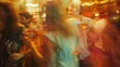 © Jiraphiphat - A series of blurred party scenes, focusing on excessive drinking and fleeting euphoria
